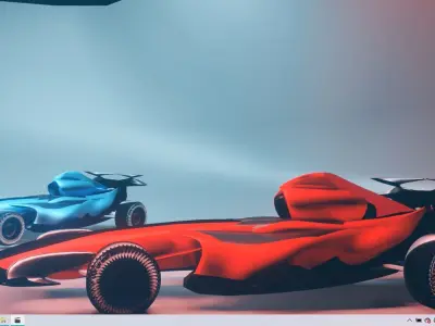 sports car Formula1 Low-poly 3D model