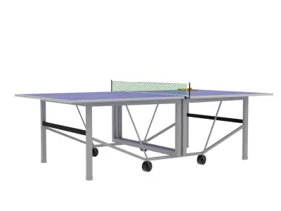 Table Tennis Set Free 3D model