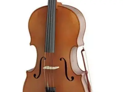 Antique Wooden Violin 3D model