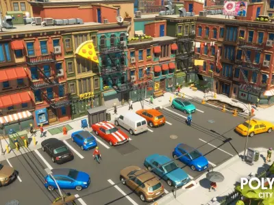 POLYGON - City Pack Low-poly 3D model