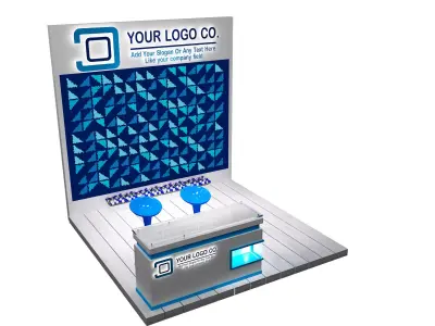 Booth Exhibition Stand a623c  3D model