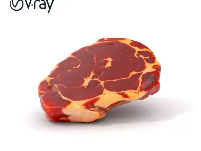 D Ribeye Steak Model Pack for Culinary Visualizations Low-poly 3D model