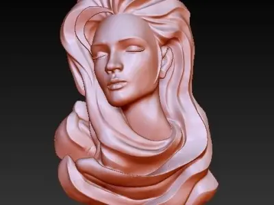 angel pendant 3D print model
