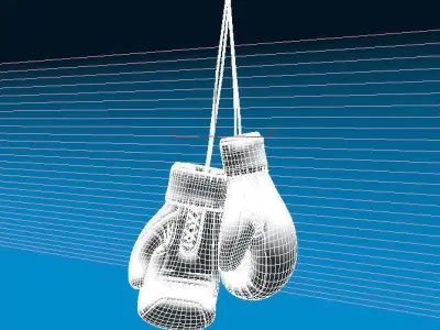 Boxing Gloves 3D model