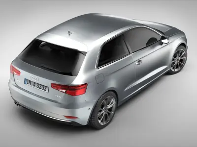 Audi A3 2017 3D model