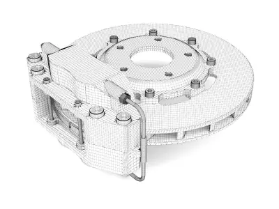 Disk brake 3D model