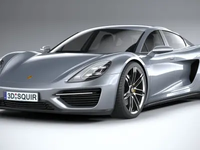 Porsche 960 Turismo 2021 3D model