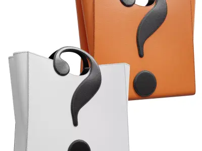 House Symbol Shopper Bag Low-poly 3D model