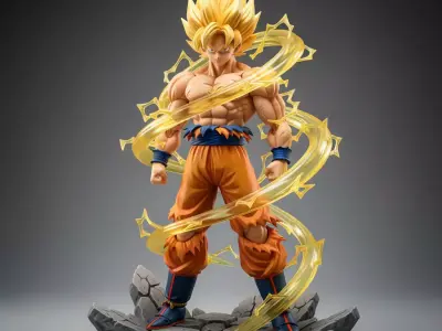 Gokhu Statue 3D Model STL for Printing 3D print model