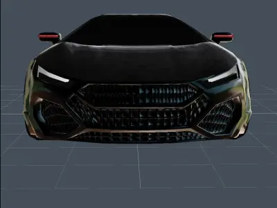 Avtomobil dizayni  Low-poly 3D model by ravshansafarov98