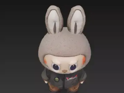 Labubu pack x15 3D print model