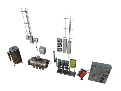 Industrial Prop Pack 1 Low-poly 3D model