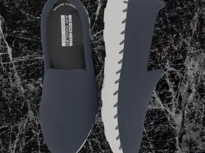 SKECHERS GO WALK SMART 2 3D SHOES Low-poly 3D model