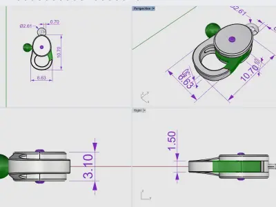 lock zamok 3 3D print model