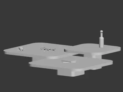 Bow Coffee Tables and Side Tables Classicon 3D model