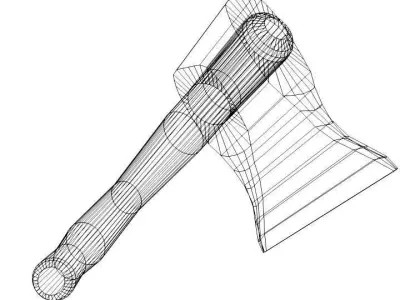 Civil Tool - Axe 3D model