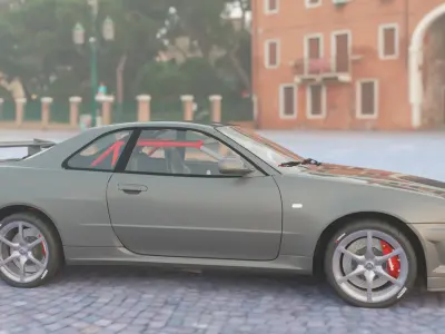 Skyline GT-R R34 2001 3D model