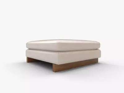 West Elm Harmony Ottoman 3D model