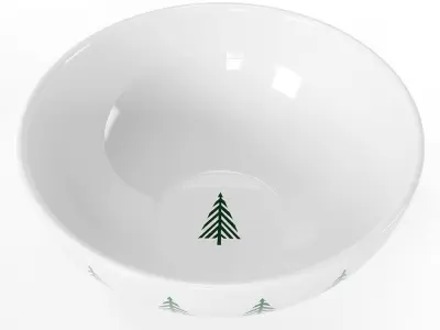 Green Forest Dinnerware Collection 3D model
