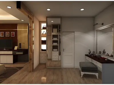 bedroom 21 3D model