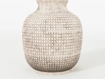 Graceful Ceramic Vase 3D model