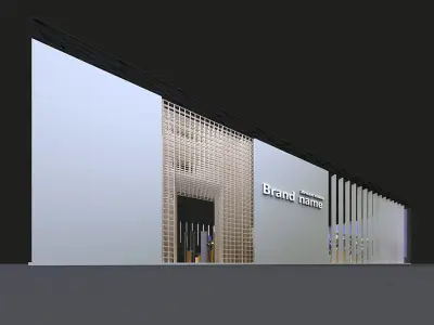 showroom 3D model