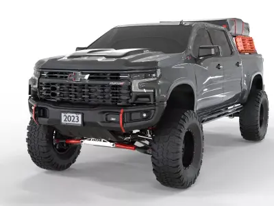 Chevrolet Silverado ZR2 BISON 2024 3D model
