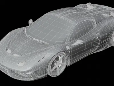 Ferrari 458 Speciale Cabrio 3D model