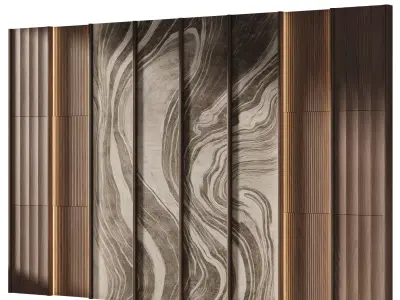 Decorative V63 Wall Panels 3D model