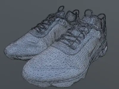 NIKE N354 SHOES PBR Low-poly 3D model