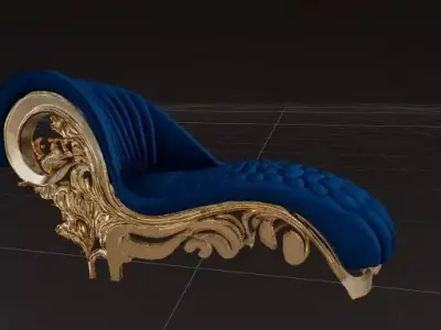 Chaise Royale Royal Chaise Lounge 3D model