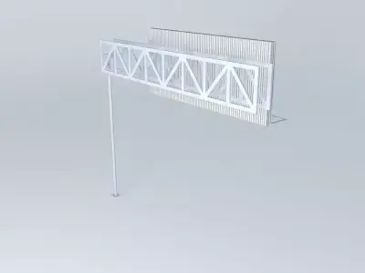 Edit me! Freeway sign Free 3D model