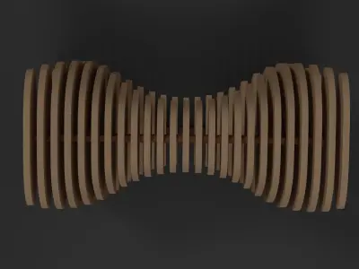 parametric table 3D model