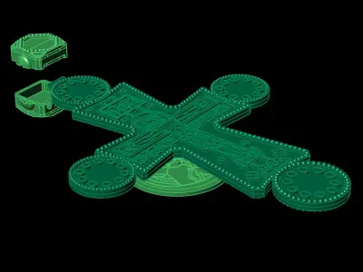 Cross G0413 3D print model