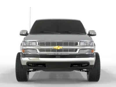 CHEVROLET CHEYENNE 2500 2001 EXTENDED CAB 3D model