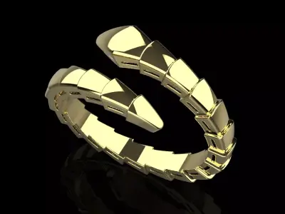 Snake Ring 60112 3D print model