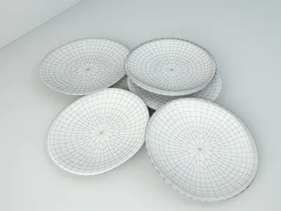 Tribal Wood Decor 3 3D model