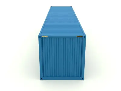 Shipping container Hanjin 3D model