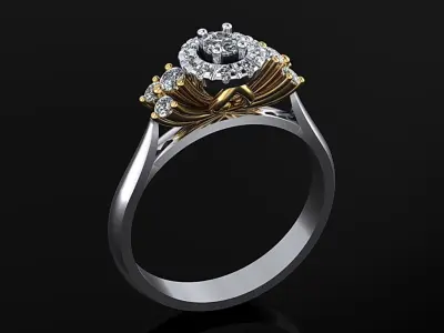 Women Ring 16 3D print model
