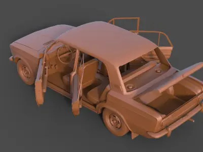 Vaz 2103 3D print model
