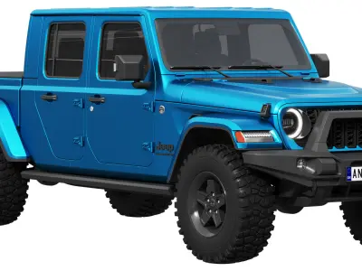 Jeep Gladiator Willys 2024 3D model
