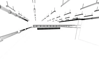 Sci fi Hangar 3D model