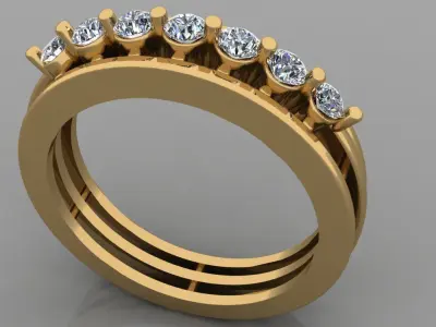 FASION UNIK RING 3D model get