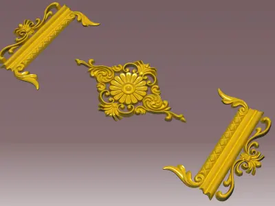 Decorative Frame 3D model
