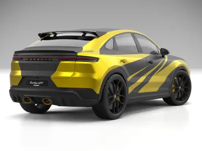 Porsche Cayenne Turbo GT 2024 - WrapDesignA 3D model
