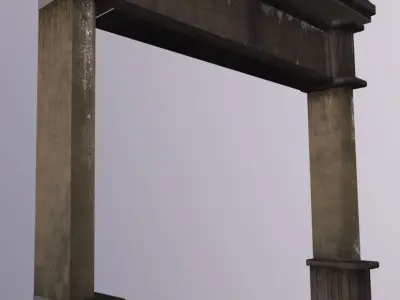 Shopfront Brown RiddlerShop Low-poly 3D model