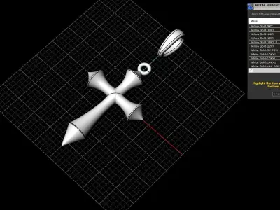Cross model 534 3D print model