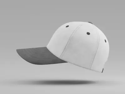 Cap - 02 Low-poly 3D model