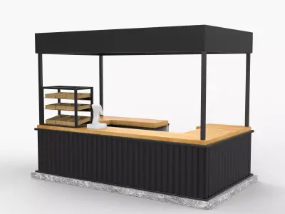 Mall Food Court  3D model