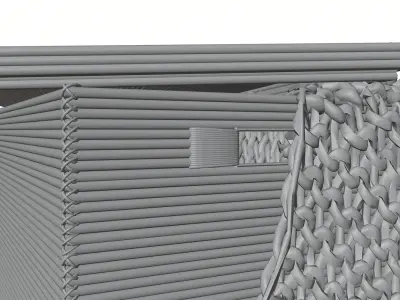 Decorative boxes HG2 3D model